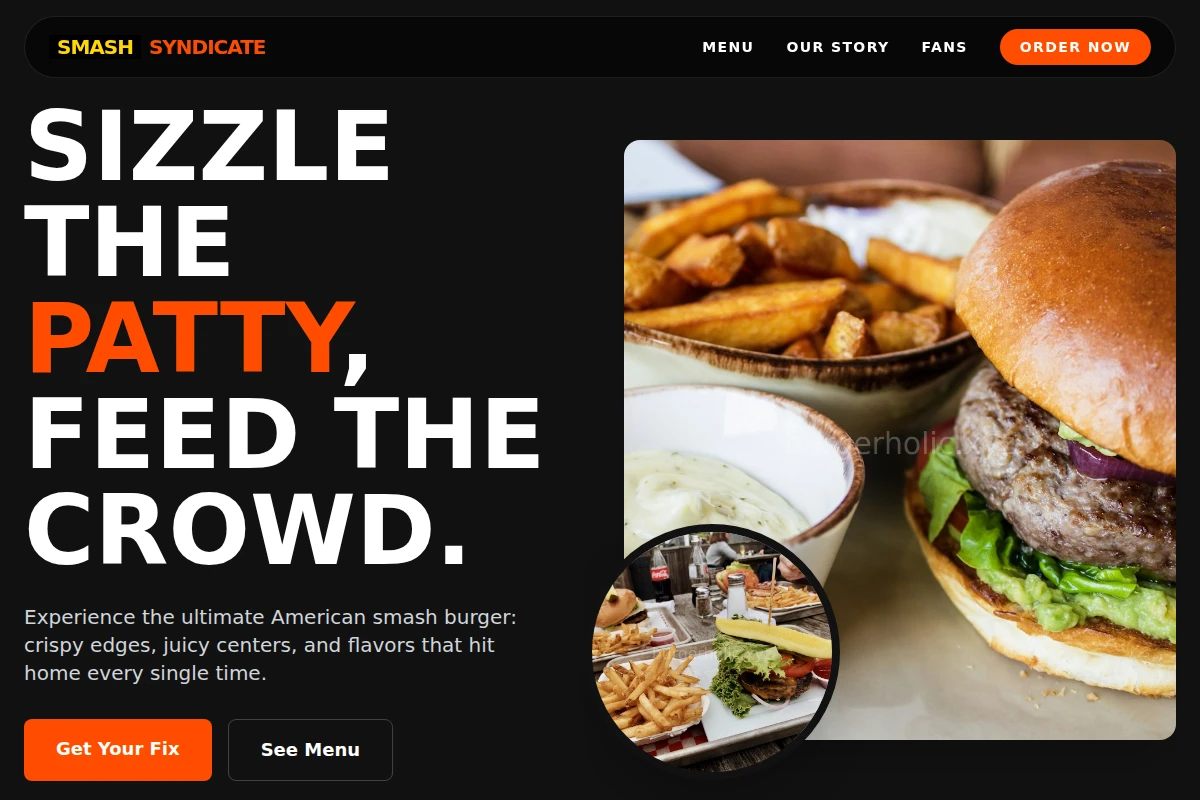 Juicy American Food